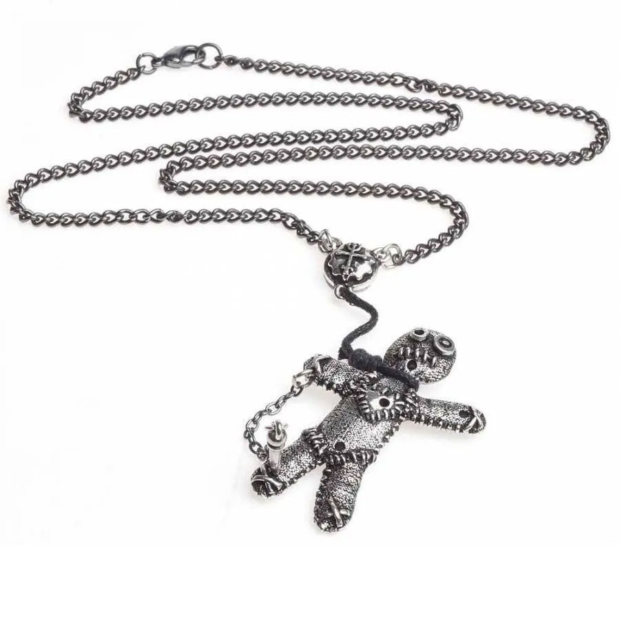 Voodoo Doll Pendant Necklace