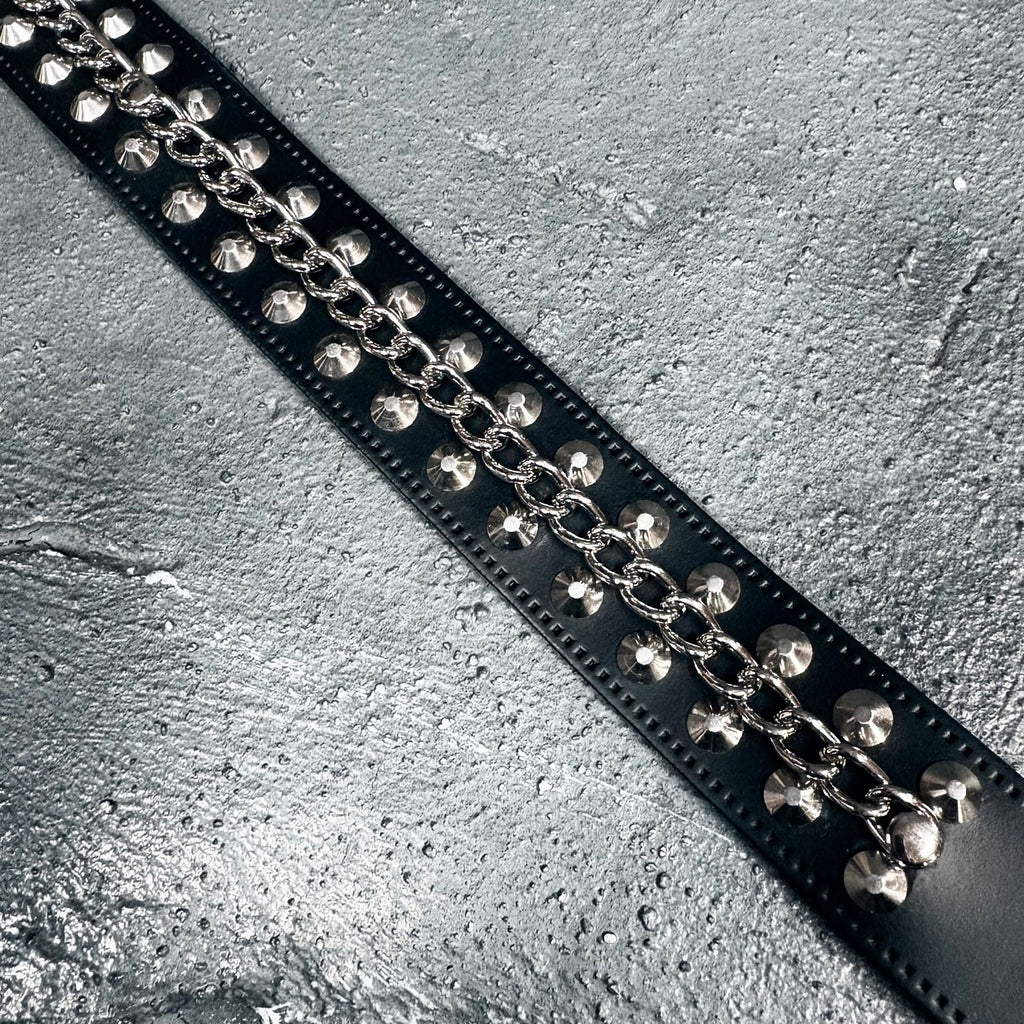 Avernus Studded Leather Belt