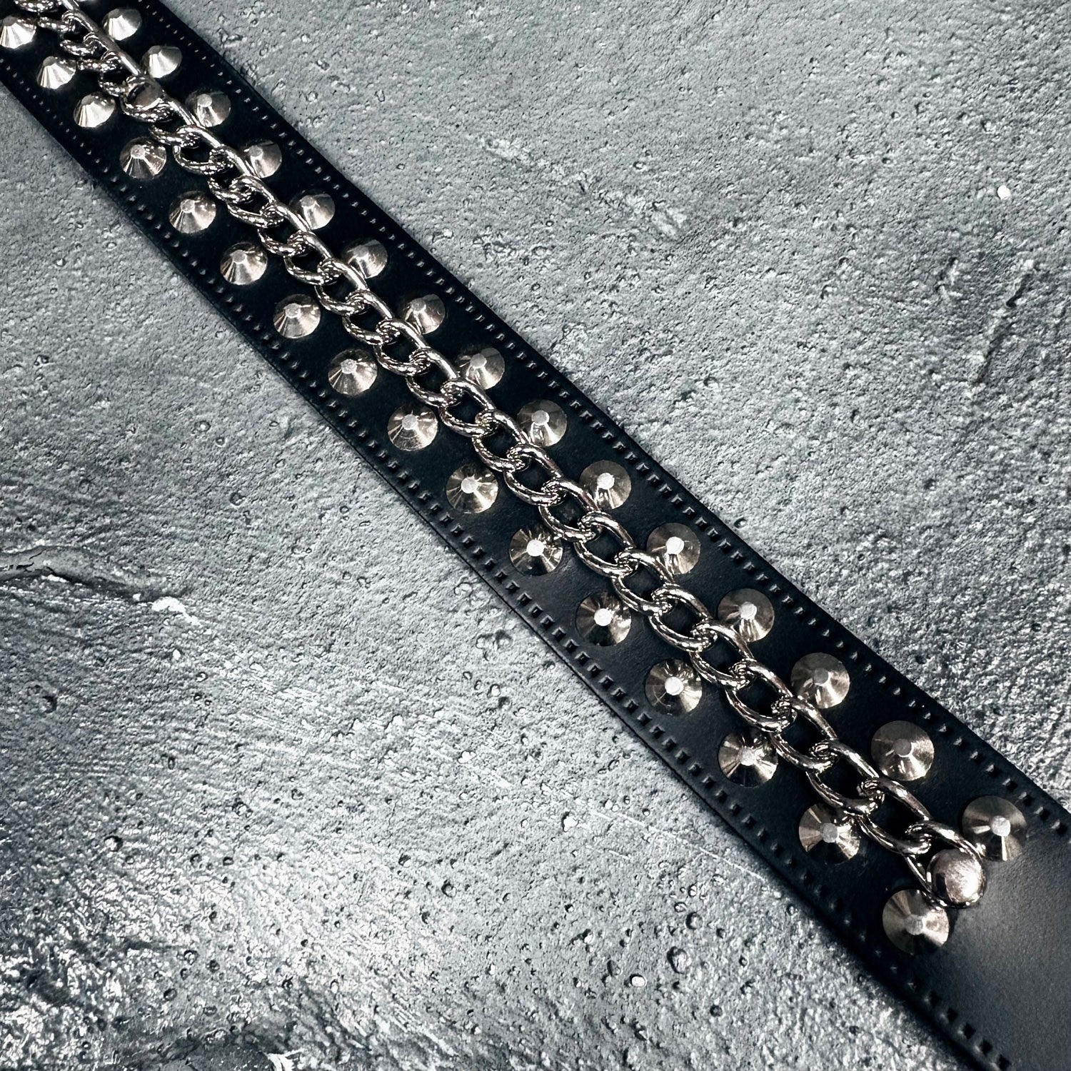 Avernus Studded Leather Belt
