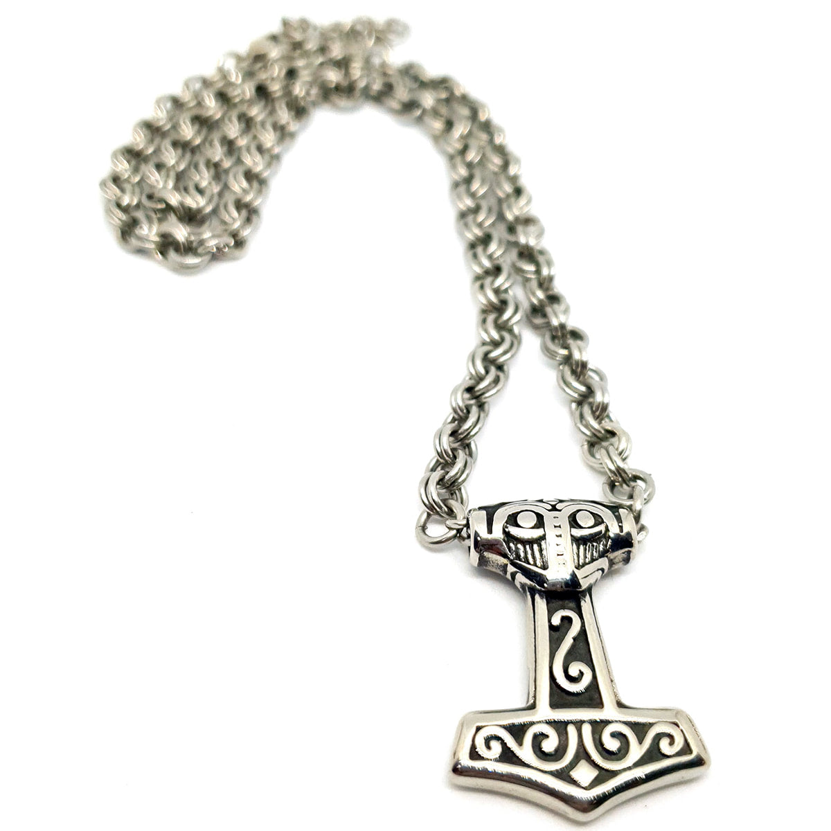 Mjölnir Two In Two Chainmaille Weave Necklace