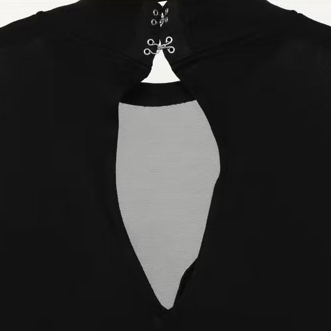 Cybele Mini Dress with Bat Winged Sleeve