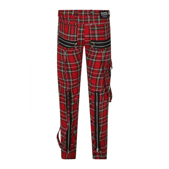 Avengence Strapped Tartan Pants