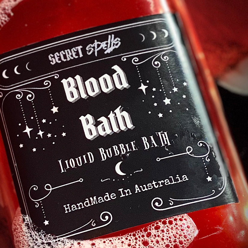 Blood Bath Liquid Bubbles Bottle