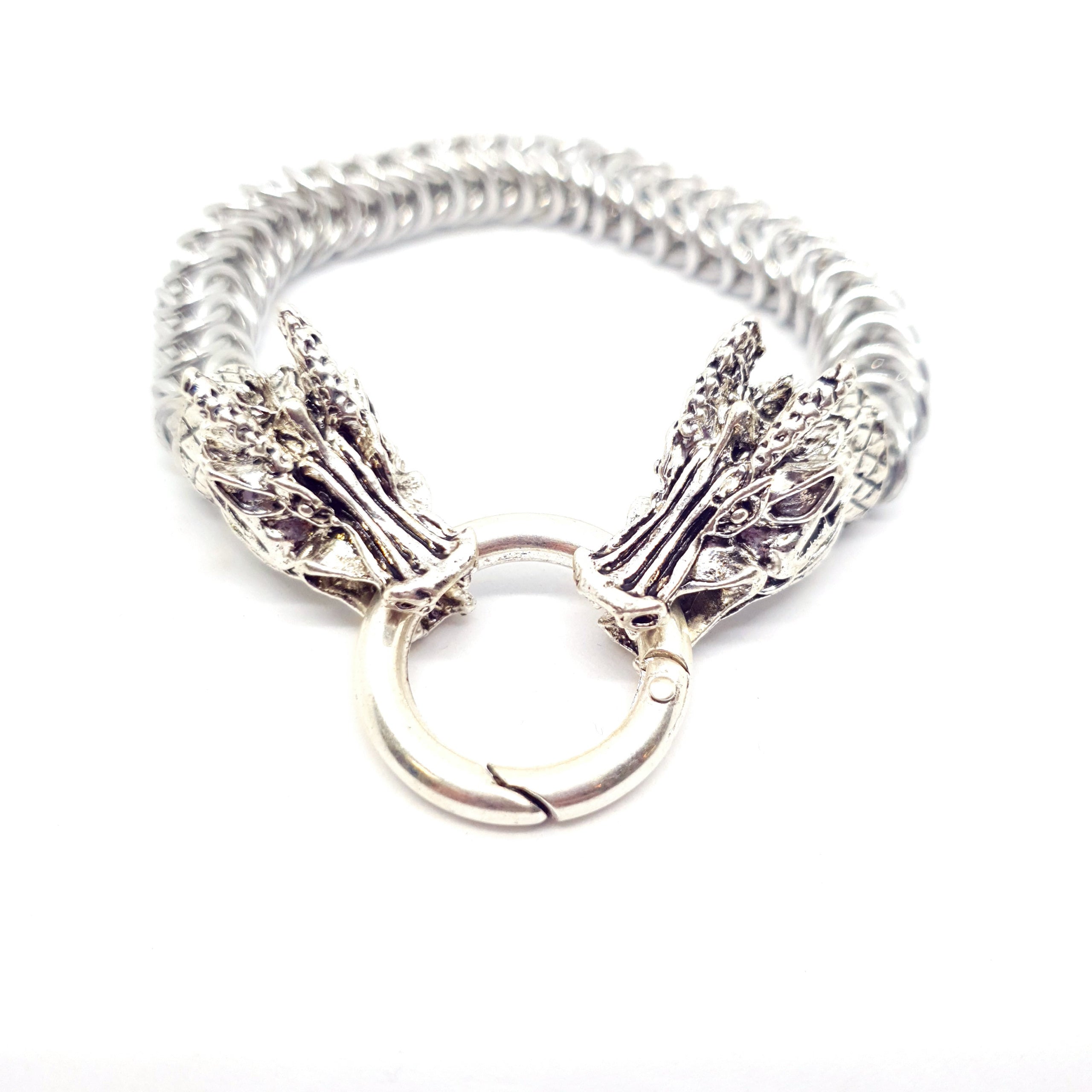 Dragon Torc Chainmaille Wrist Cuff