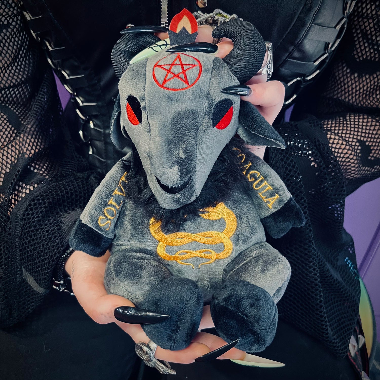 Fluffy Fiends Mini Baphomet Plush Toy
