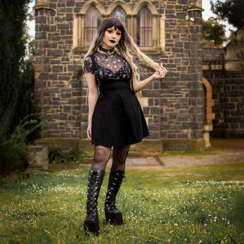 Crypt Suspender Skirt