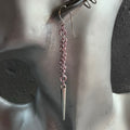 Sunset Mermaid Tail Chainmaille Earrings