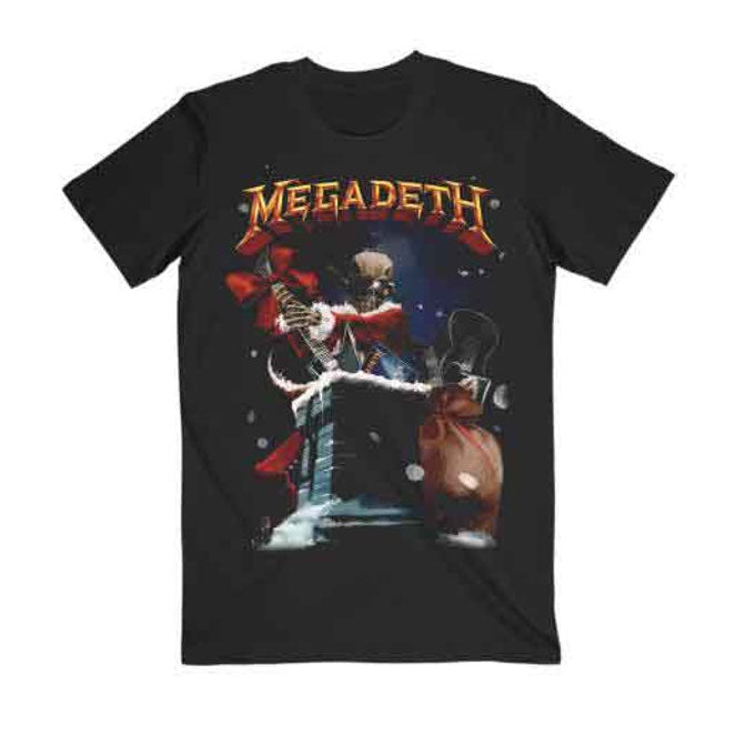 MEGADETH Santa Chimney Stuffer Xmas Tee