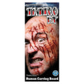 Trauma - Carving Board Horror Faux Tattoo