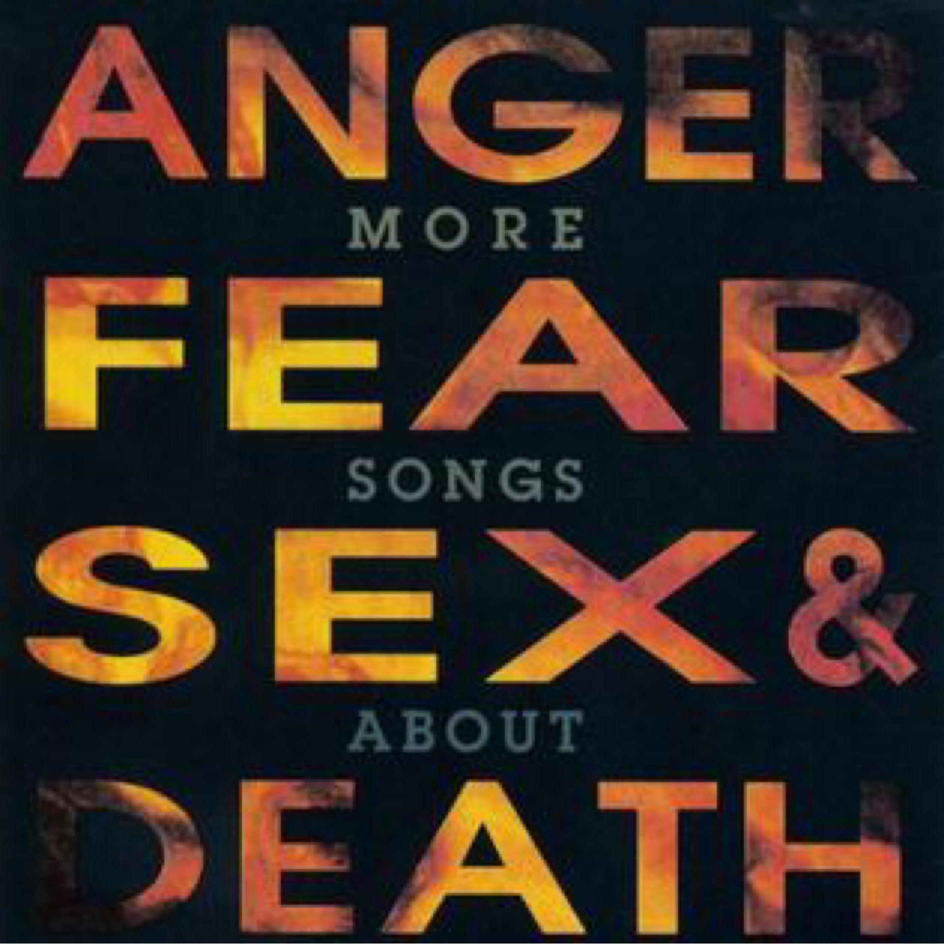 Anger Fear Sex And Death Various Artist Compilation CD (1992)