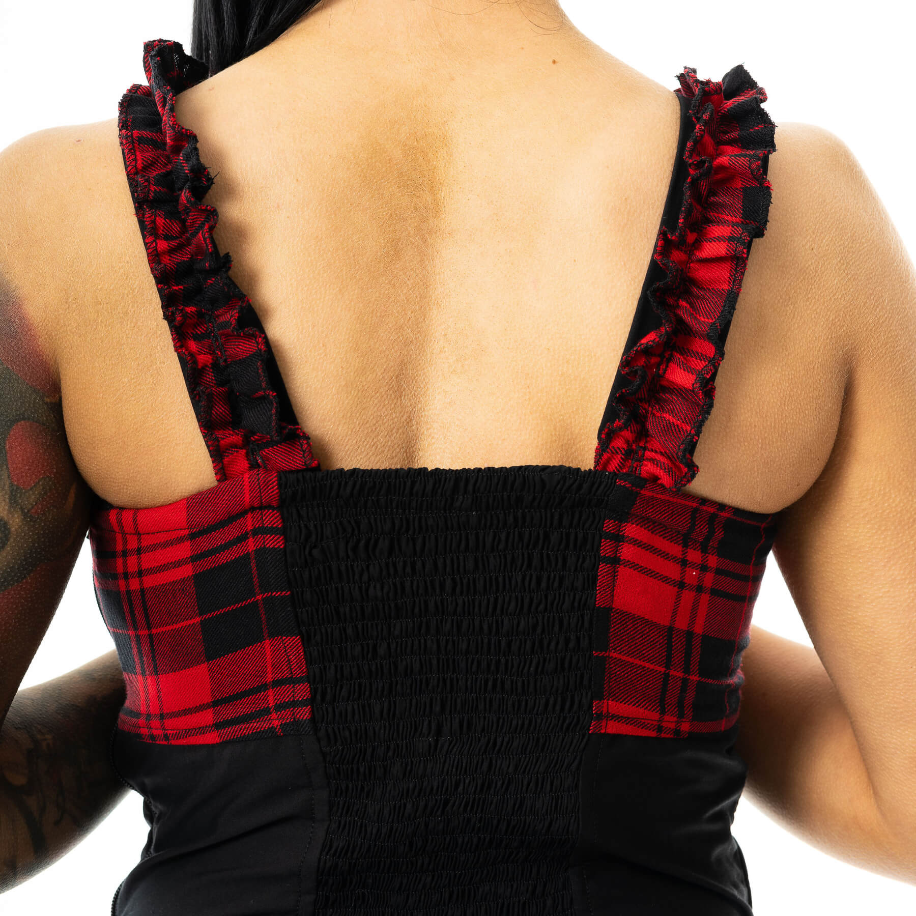 Parisa Red Tartan Dress