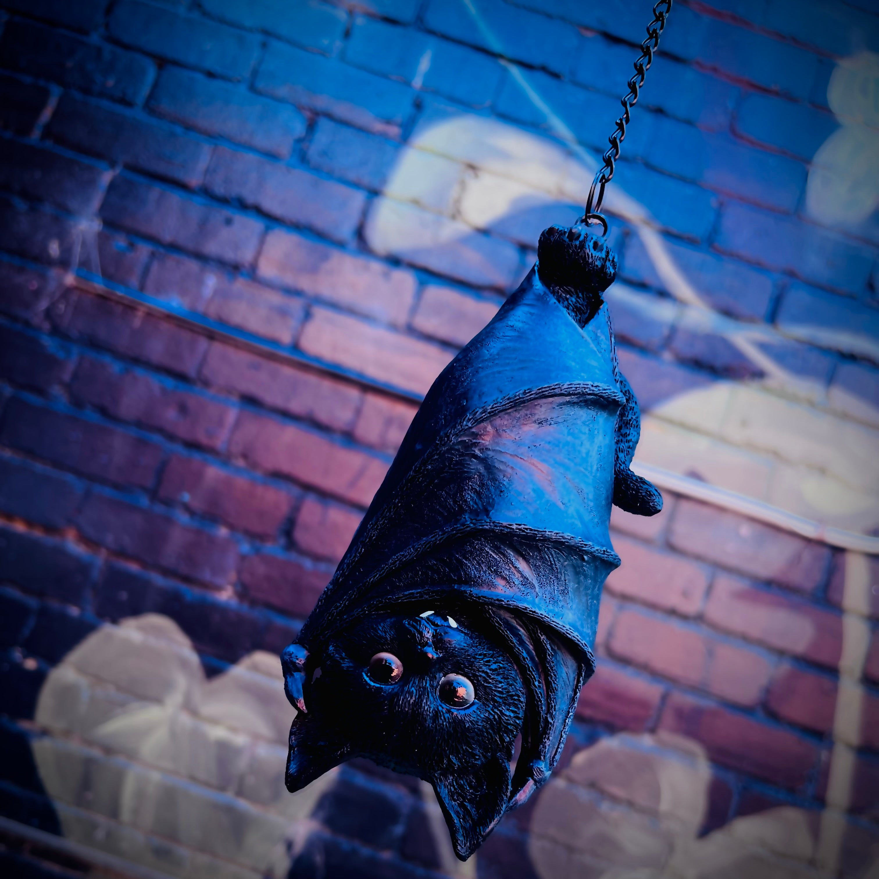 Vampire Black Bat Cat Hanging Ornament