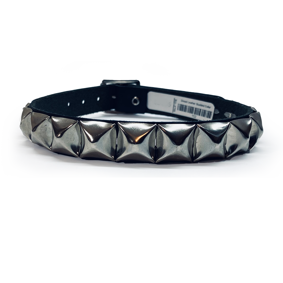 Dread Leather Studded Collar