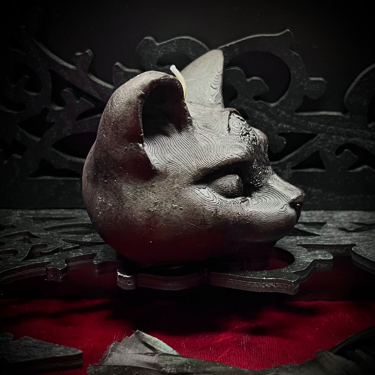 All Seeing Mystical Kitty Candle
