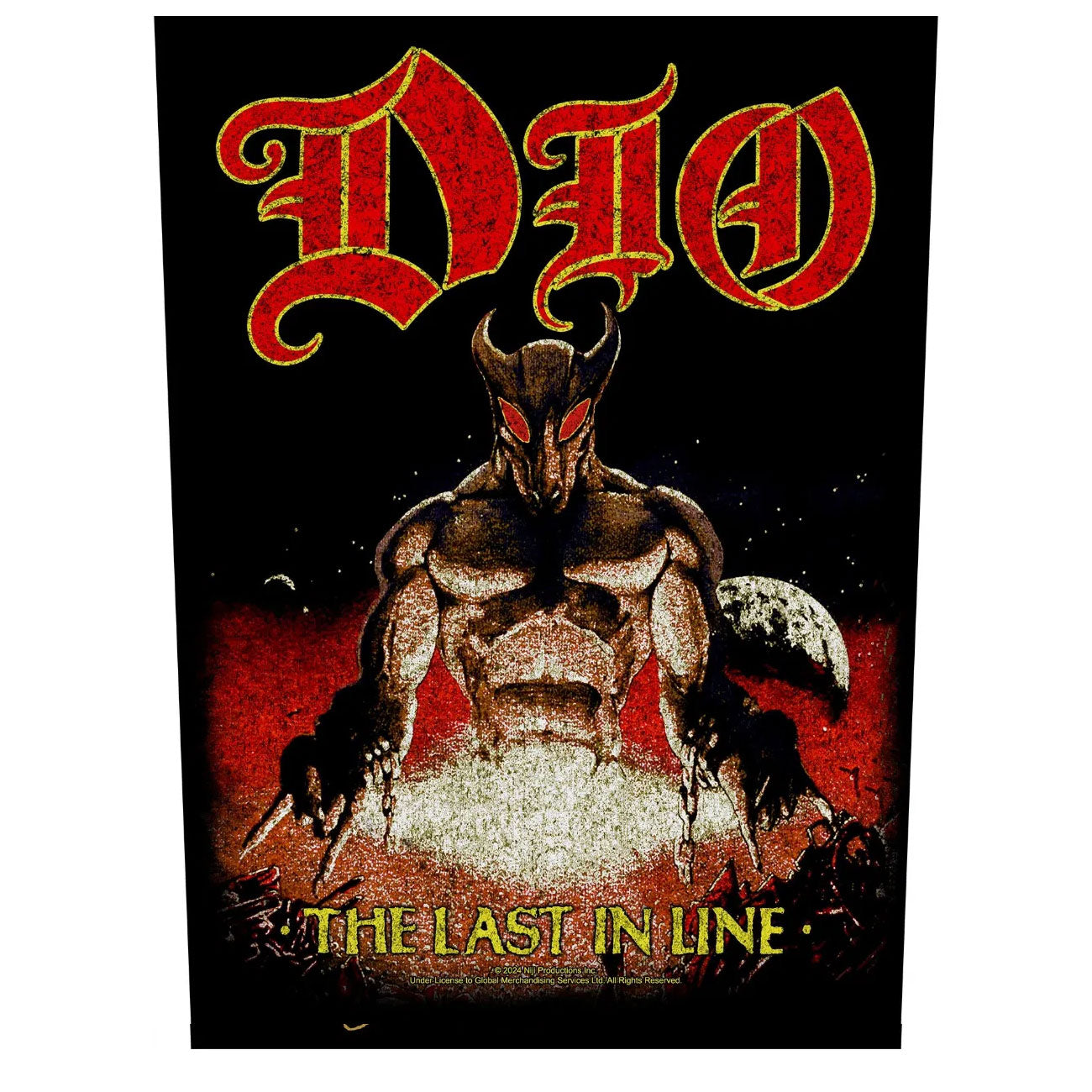 DIO Last in Line Back Patch