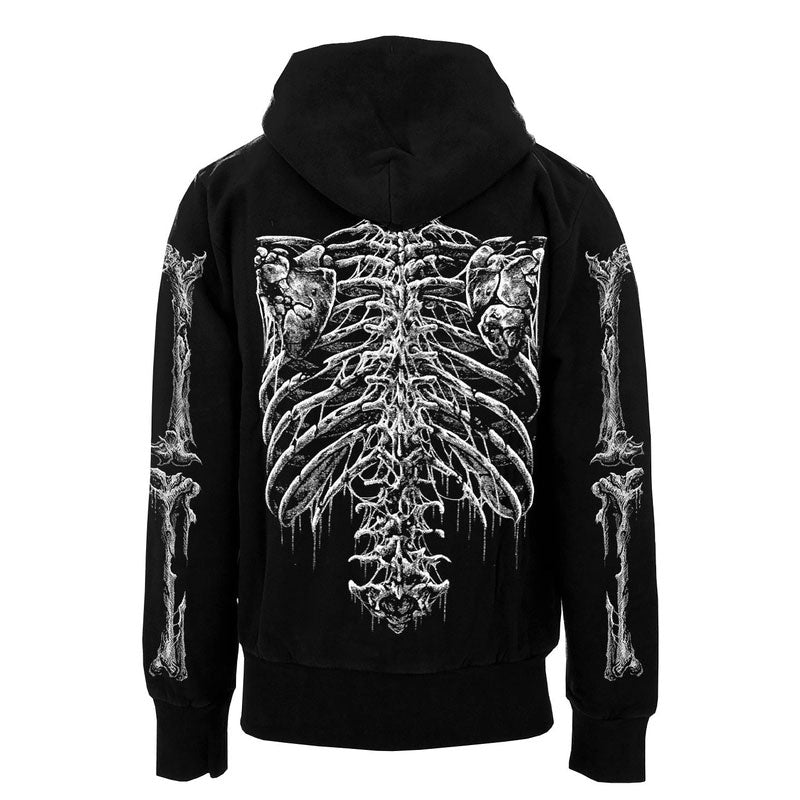 Bleeding Heart Skeleton Hoodie