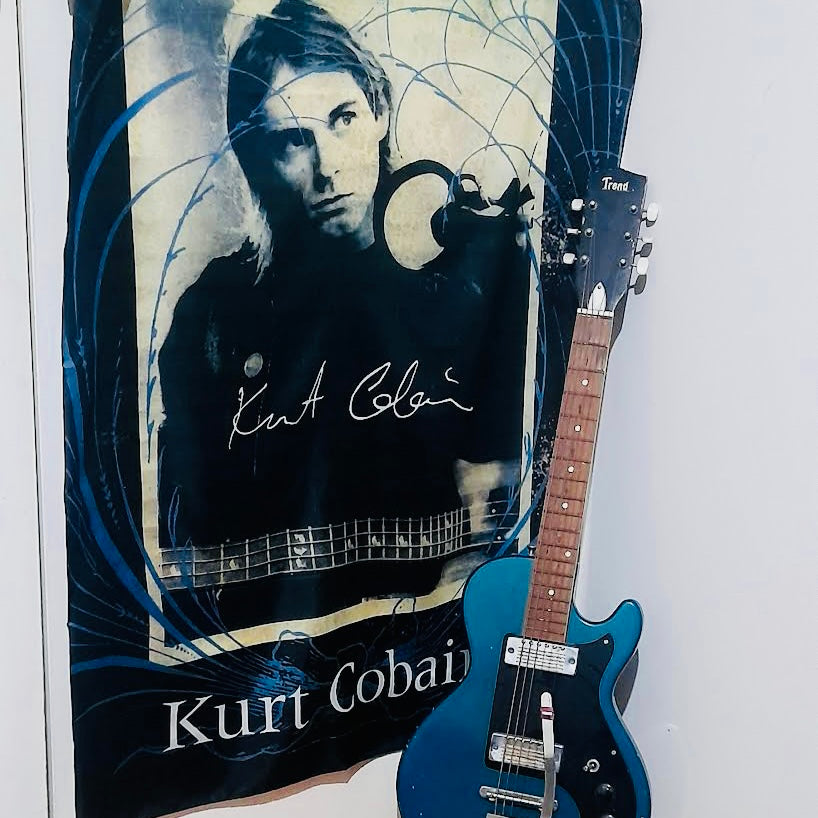 NIRVANA Kurt Cobain Wall Flag