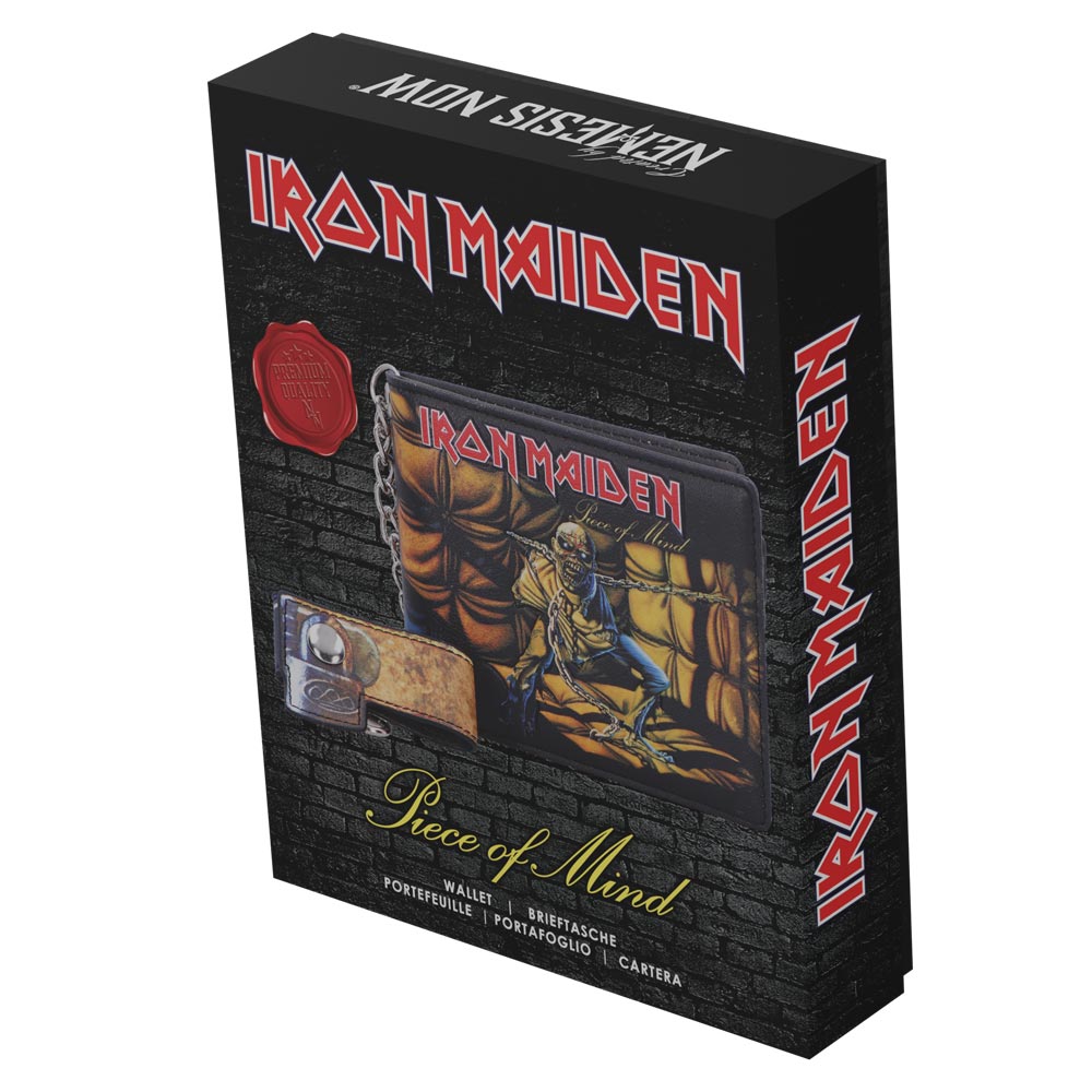 Iron Maiden Piece of Mind Embossed Wallet