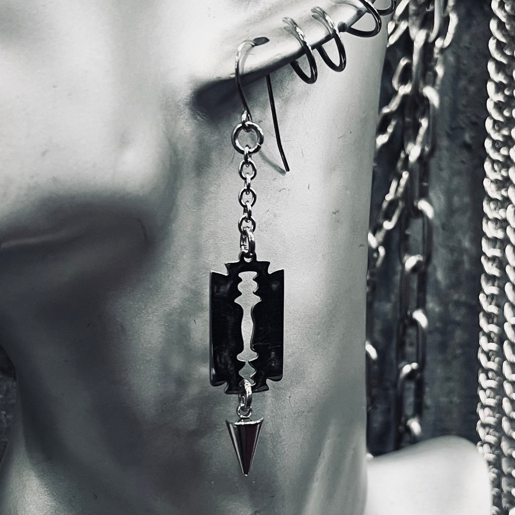 Cascading Razor Earrings