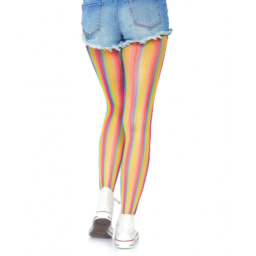 Say it Proud Rainbow Fishnet Tights
