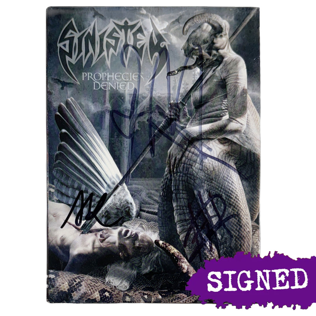 SINISTER Prophecies Denied DVD/CD (Ltd. Edition, Signed)