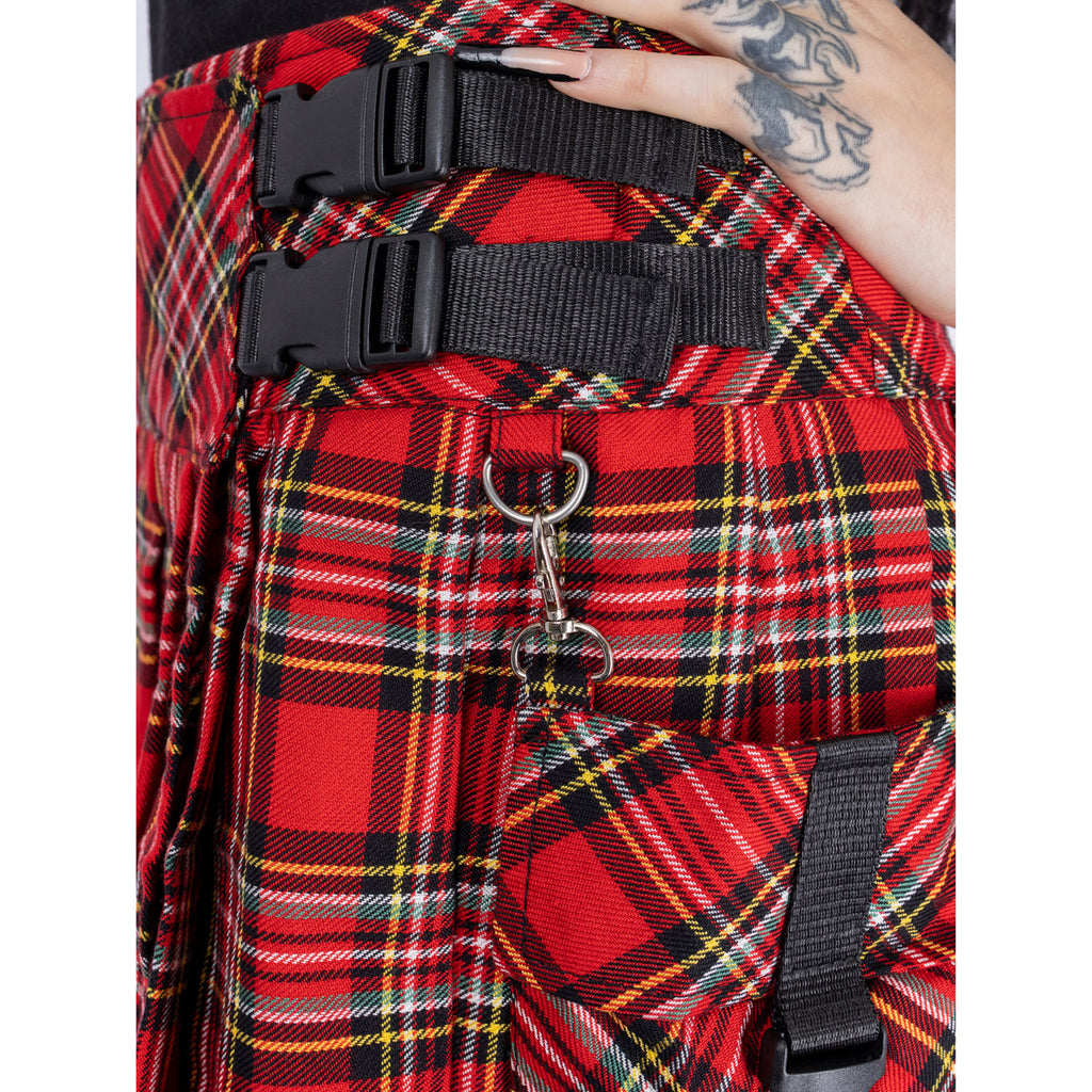 Alisa Skirt - Red Tartan
