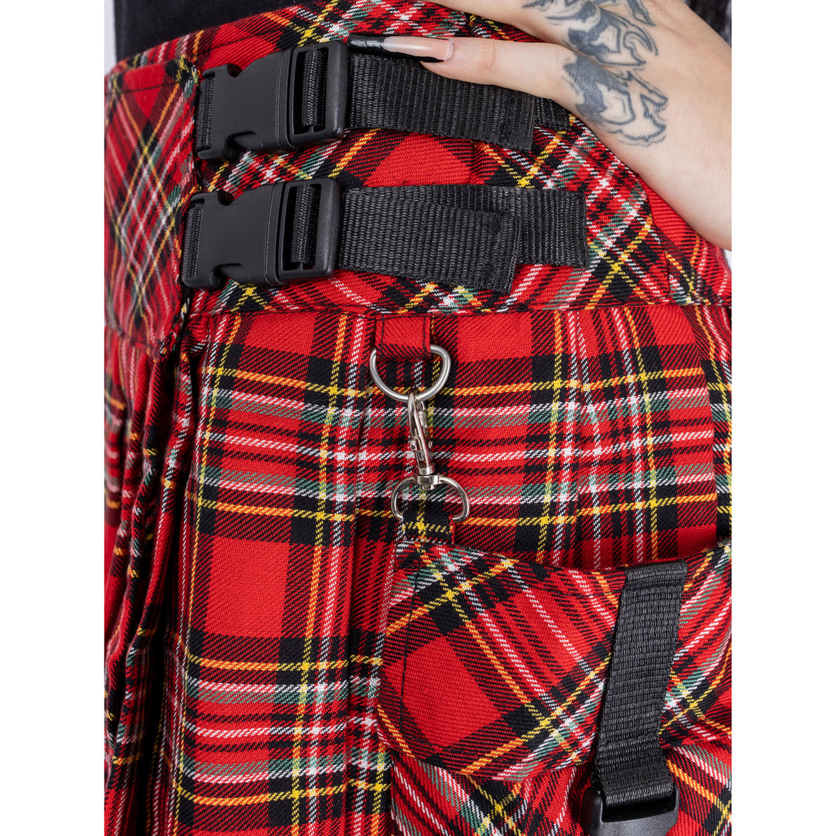 Alisa Skirt - Red Tartan