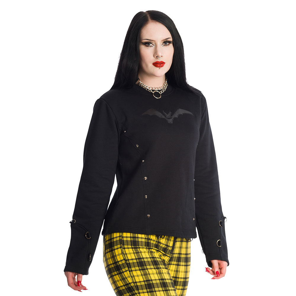 Temperance Bat Pullover Sweater