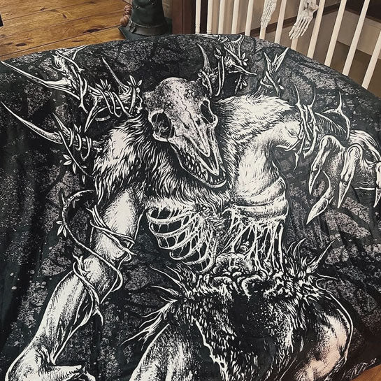 Wendigo Throw Blanket