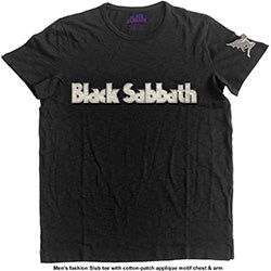 BLACK SABBATH Logo & Daemon Patch Tee