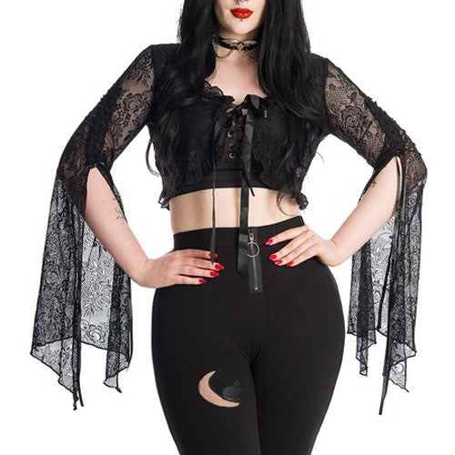 Morticia Lace Bolero