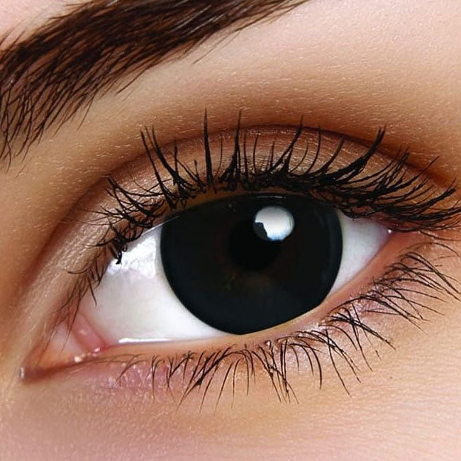 Sparkle Black Olive Contact Lenses