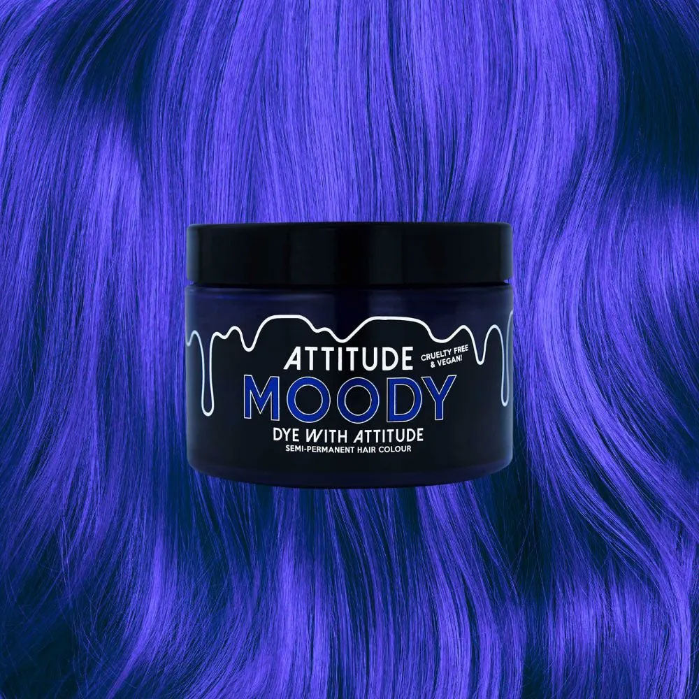 Moody Blue Attitude Hair Dye