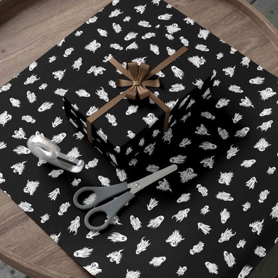 Halloween Ghosts Wrapping Paper