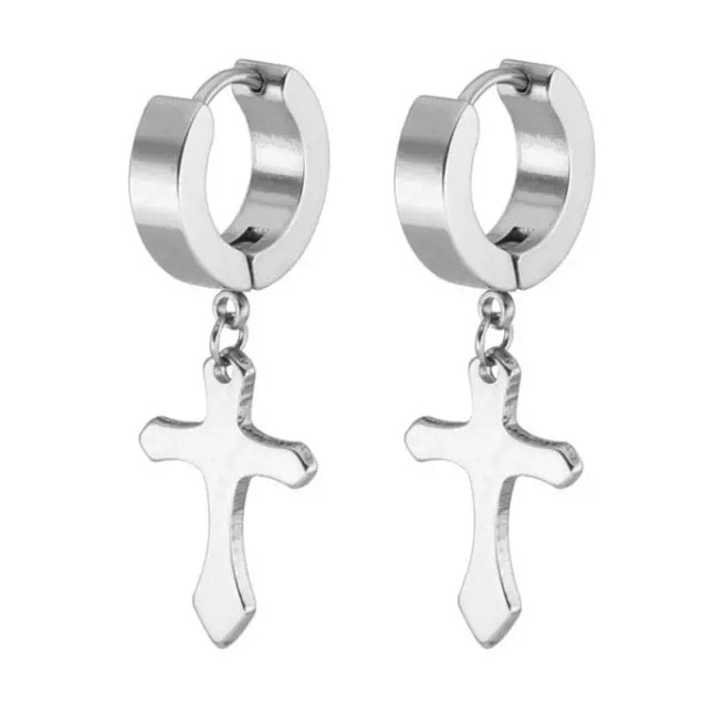 Cuff Cross Earrings