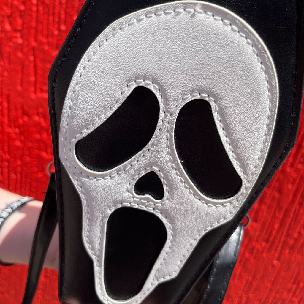 Screamy Face Coffin Shoulder Bag