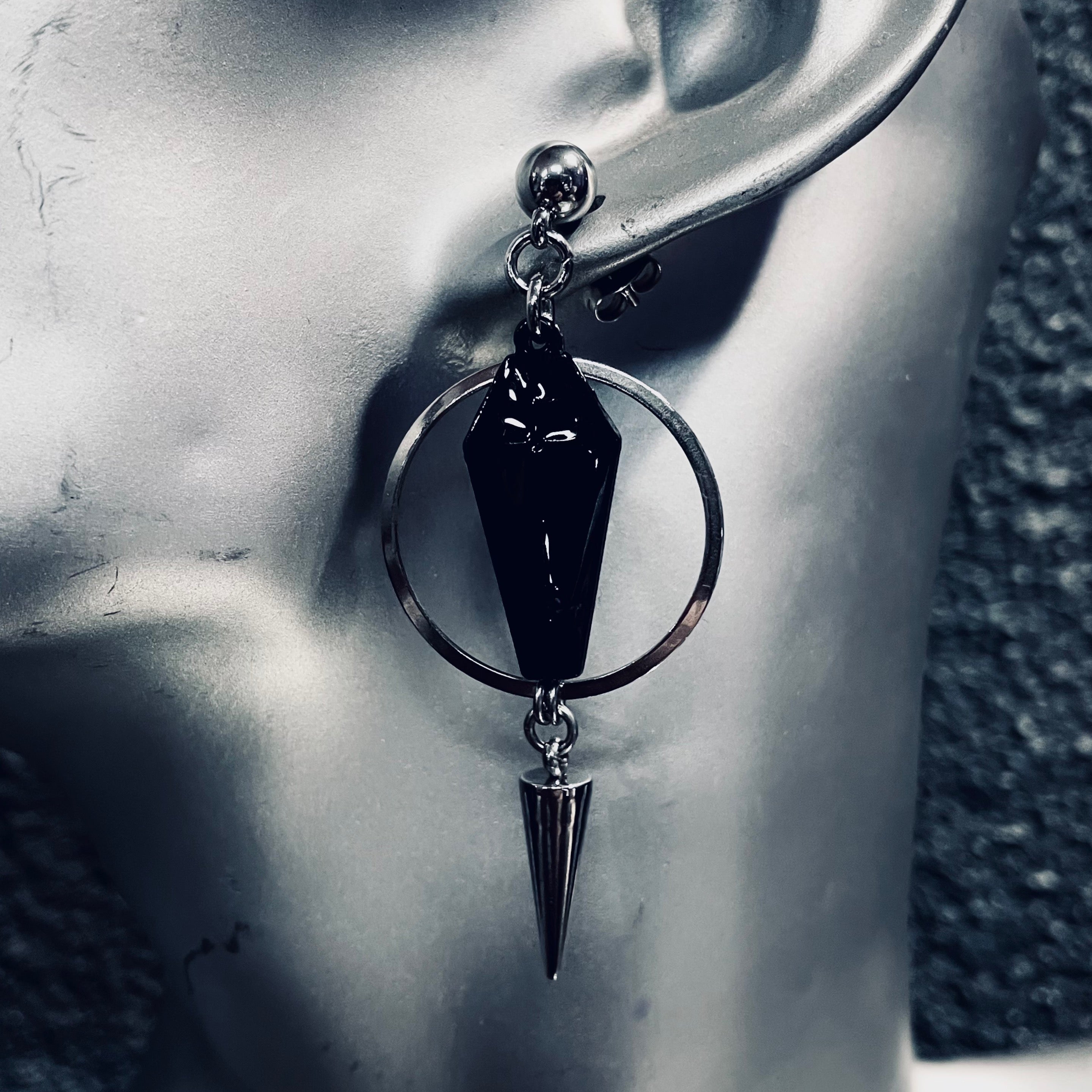 Coffin Crypt Earrings
