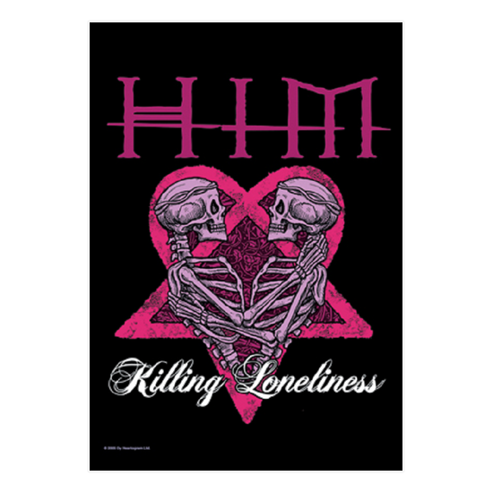 HIM Killing Loneliness Wall Flag
