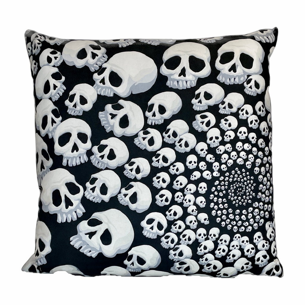 Mayhem Cushions - Infinity Skull Mono