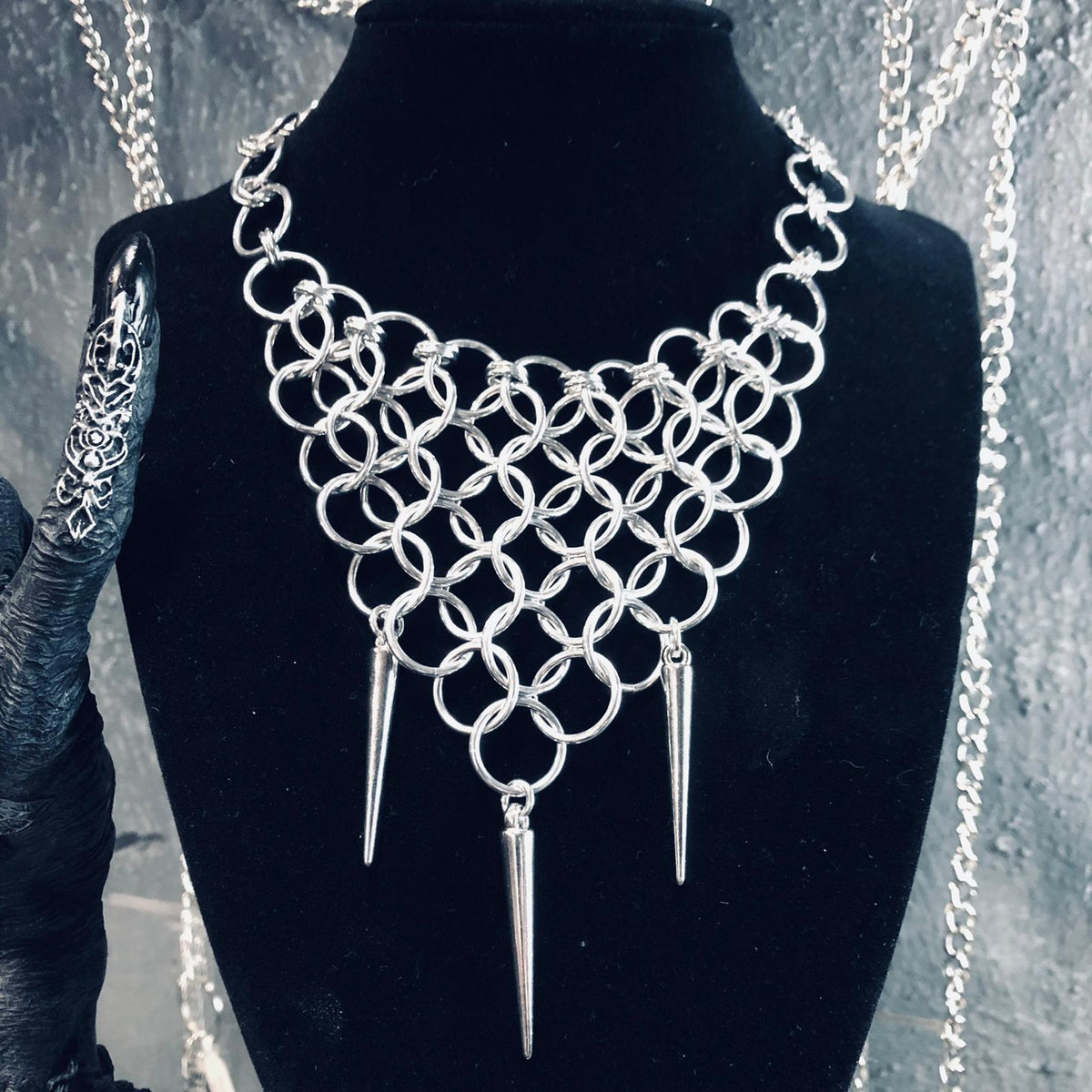 Maidens Tears Chainmaille Choker