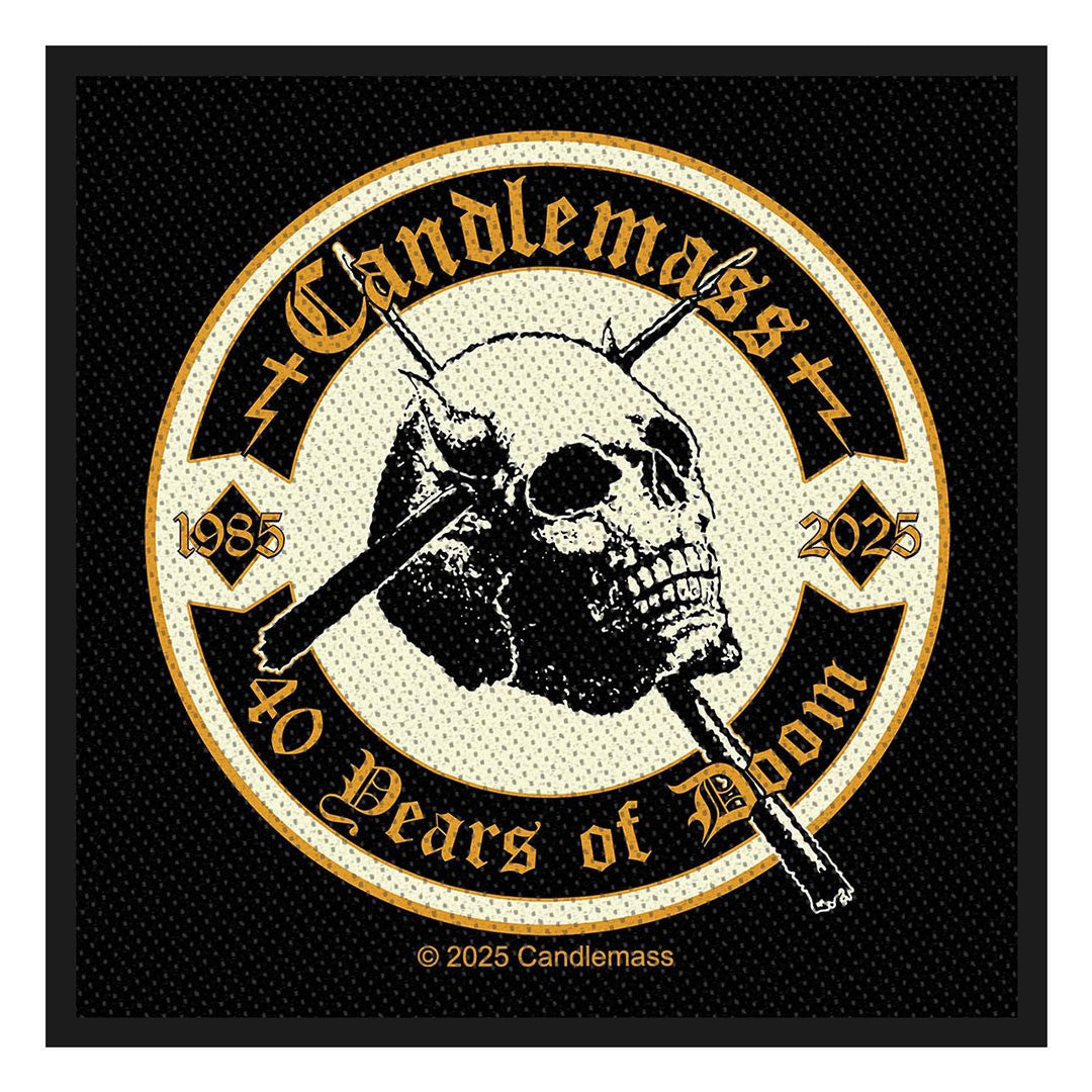 CANDLEMASS 40 Years Of Doom Patch