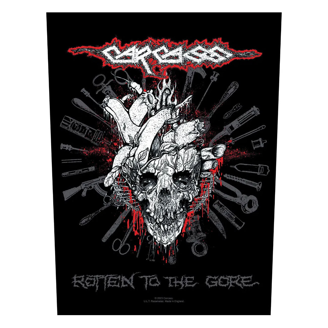CARCASS Rotten to the Gore Back Patch
