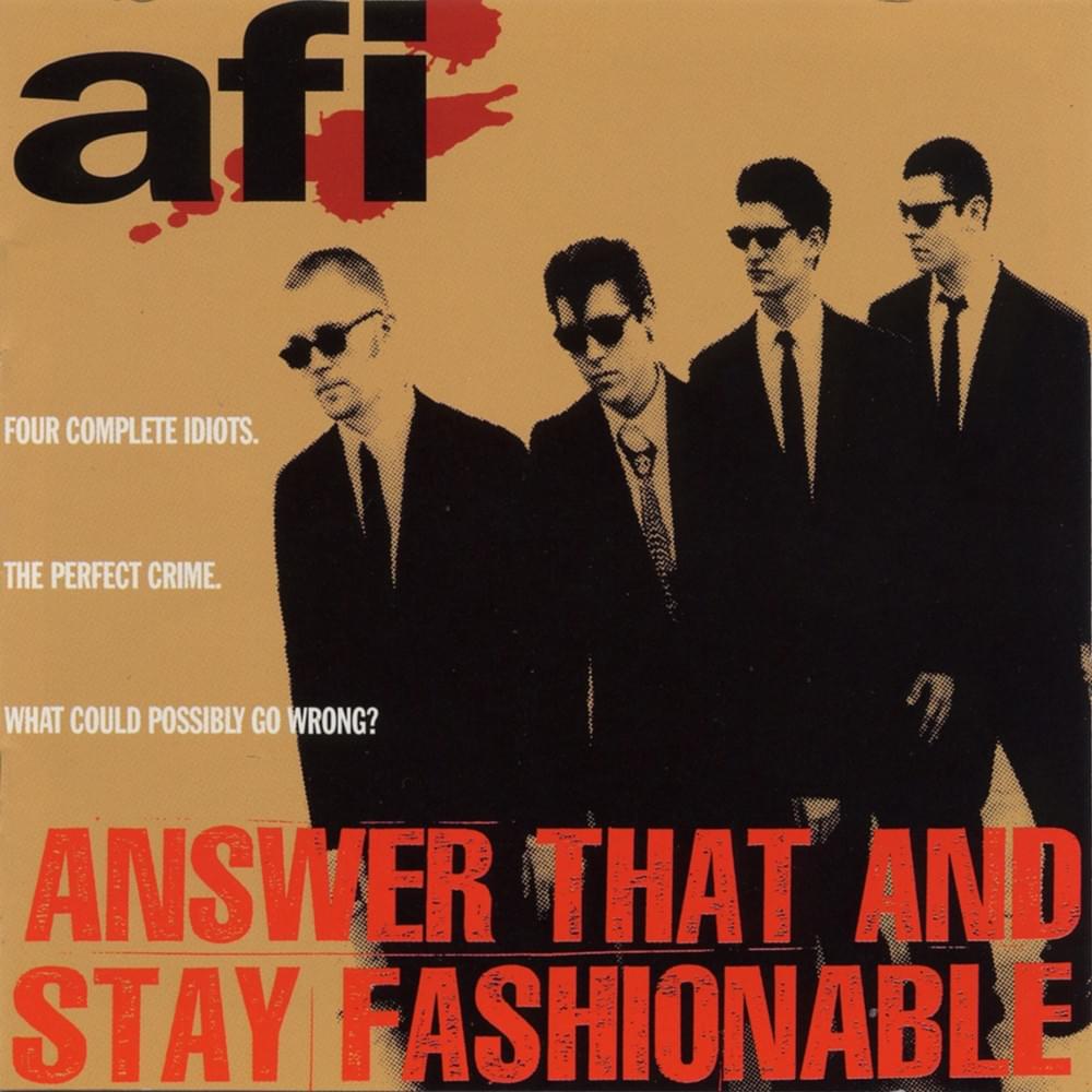 AFI Answer That And Stay Fashionable Vinyl (1995) LP