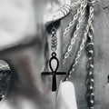 Egyptian Queen Ankh Earrings