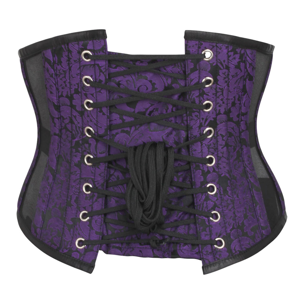Violet Visions Underbust Mesh Corset