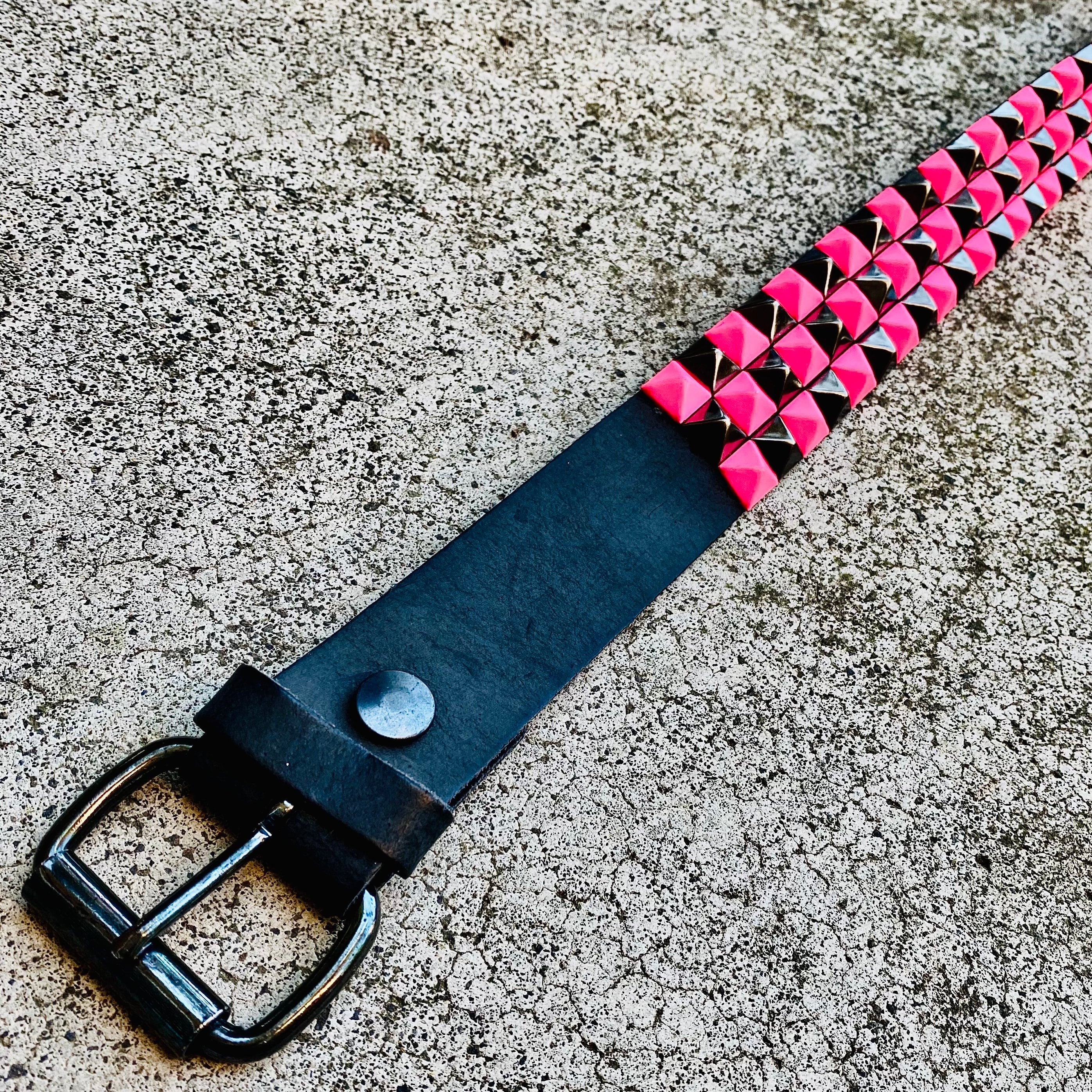 Ruckus Studded Leather Belt