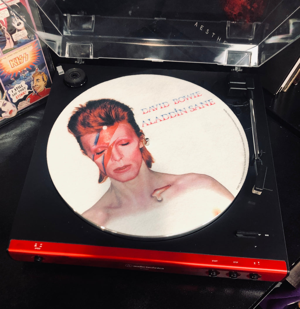 BOWIE Aladdin Sane - Record Turntable Slip Mat