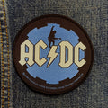 AC/DC Angus Round Blue Patch