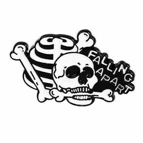 Falling Apart Enamel Pin