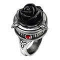 Sub Rosa Black Rose Poison Ring
